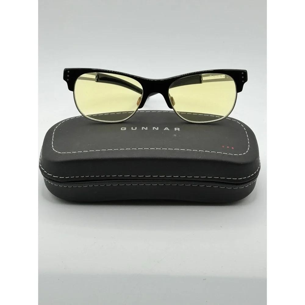 Gunnar LE Cypher - Onyx / Yellow - Blue Light Computer Gaming Eyewear Glasses
